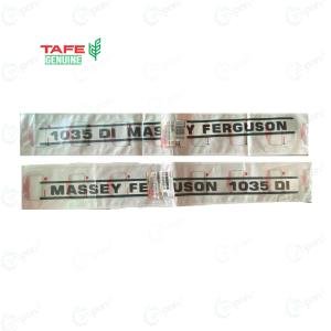 Tafe Genuine Massey 1035 DI Tractor Sticker Set, Left - Right Set
